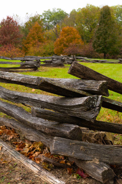istock Wooden fence in Fall 1183608325