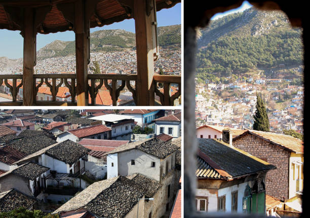 Antakya city turkey panoramic view