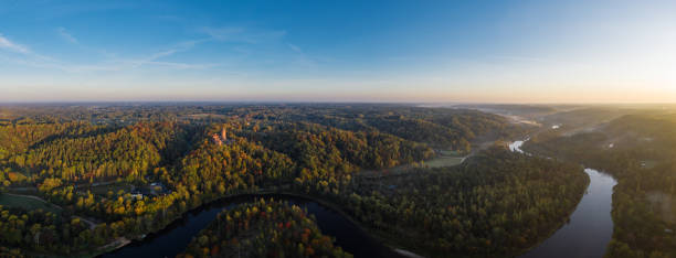 istock River Gauja next to Sigulda, Latvia 1183609731