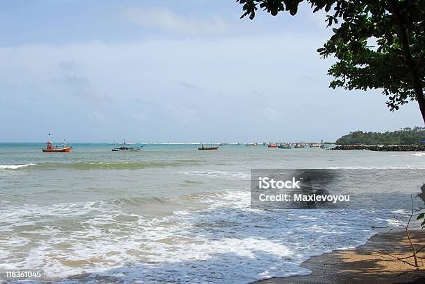 Unawatana Beach Stock Photo - Download Image Now - Beach, Blue, Breaking Wave