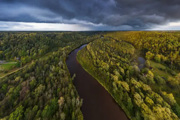 Photo of River Gauja next to Sigulda, Latvia