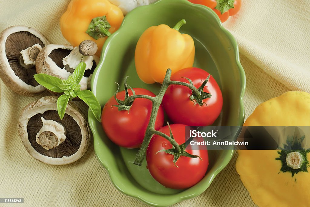 Gesundes frisches Gemüse auf Stoff - Lizenzfrei Ballaststoff Stock-Foto