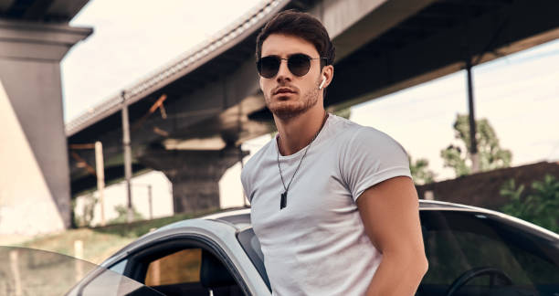 istock Handsome man near car 1183613990