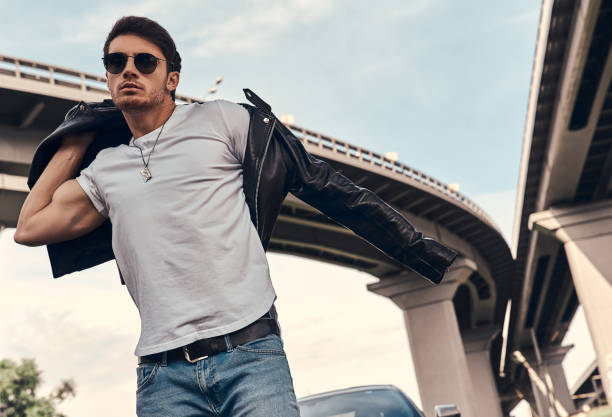istock Handsome man near car 1183614238