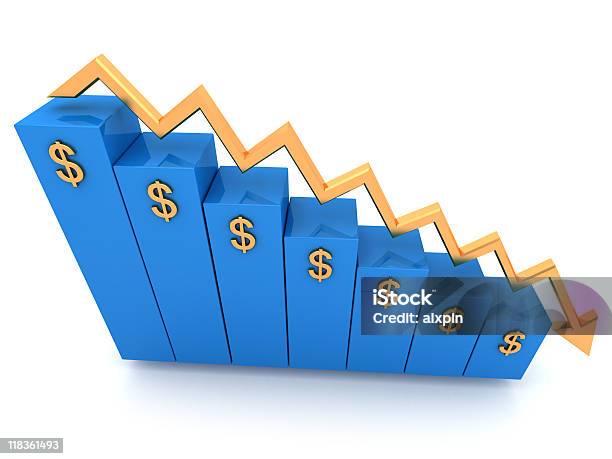 Depressão Económica - Fotografias de stock e mais imagens de Cair - Cair, Colapso da Bolsa de Valores, Criação Digital