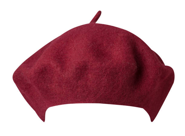 istock Beret isolated on white background. hat female beret 1183622635