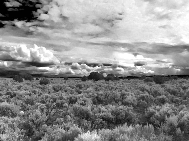 istock Sangre de Cristo Mountains in black and white 1183624878
