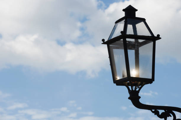 istock Vintage street light pole 1183632177