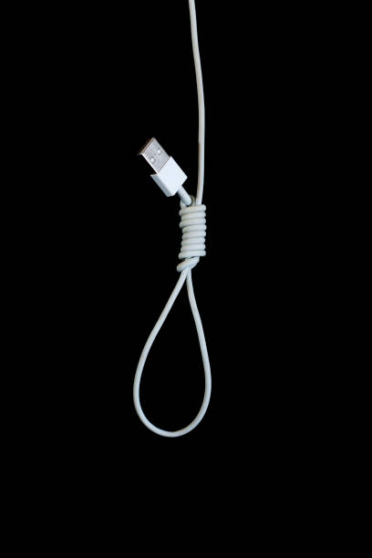 usb noose - american justice audio imagens e fotografias de stock