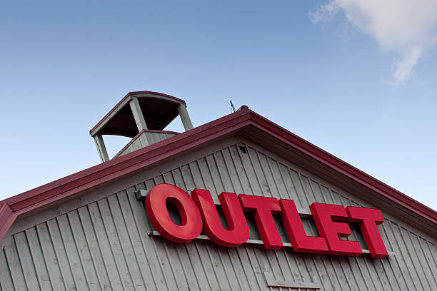 istock Top of outlet mall 118365064