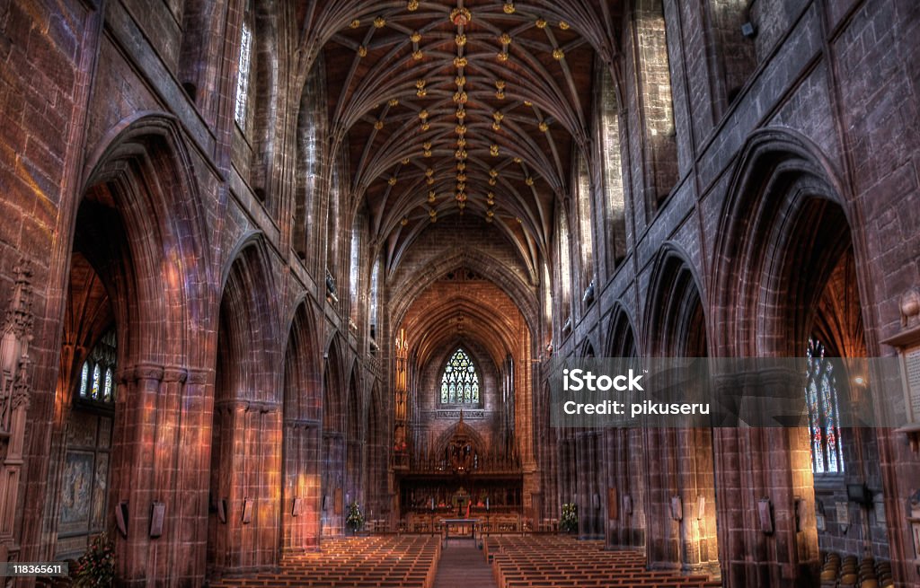 Kathedrale von Chester - Lizenzfrei Chester - Cheshire Stock-Foto