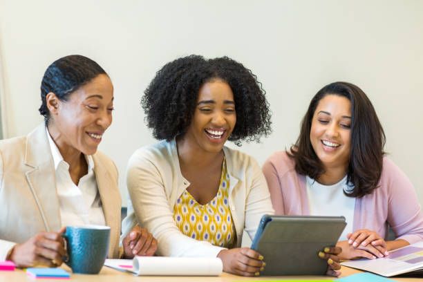 istock Multi ethnic group of women at work 1183656374