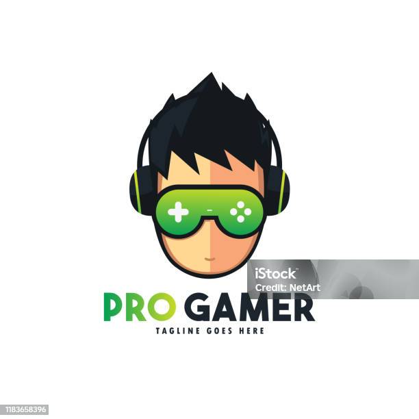Pro Gamer Network Rp Logo Pro Gamer Template Desain Game Ilustrasi Stok - Unduh Gambar Sekarang ...