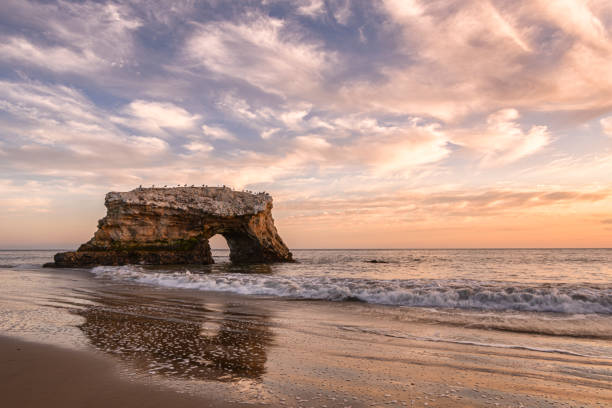istock Sunset View of Natural Bridges Rock Formation 1183662364