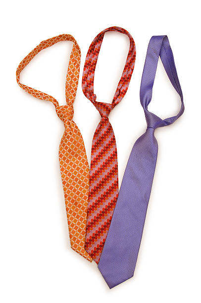 istock Neck ties isolated on the white background 118366383