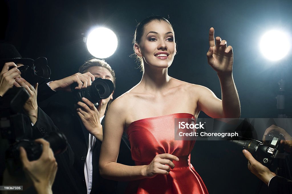 O paparazzi - Foto de stock de Celebridade royalty-free