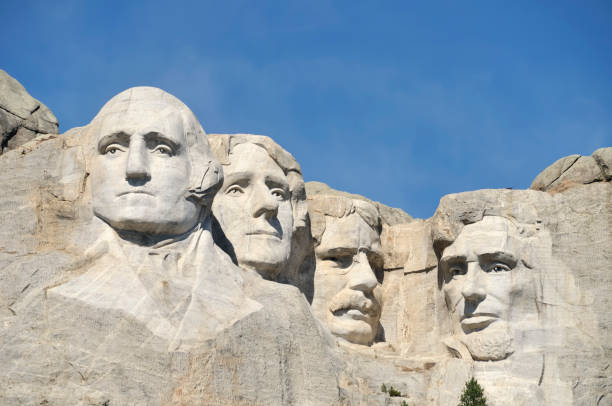 monument national du mont rushmore - mt rushmore national monument south dakota president day photos et images de collection