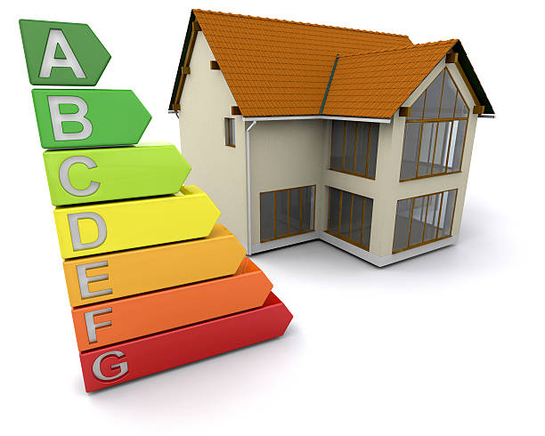 istock House with energy ratings 118369536
