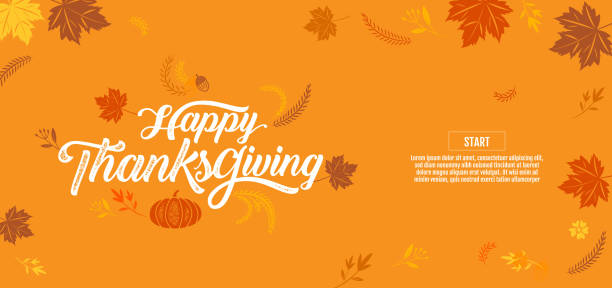 ilustraciones, imágenes clip art, dibujos animados e iconos de stock de feliz acción de gracias, tipografía, caligrafía, tipo , vector - happy thanksgiving