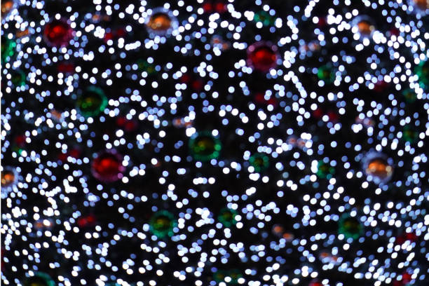 istock Bokeh christmas blurred beautiful shiny Christmas lights. Abstract multi-colored bokeh background. 1183697999