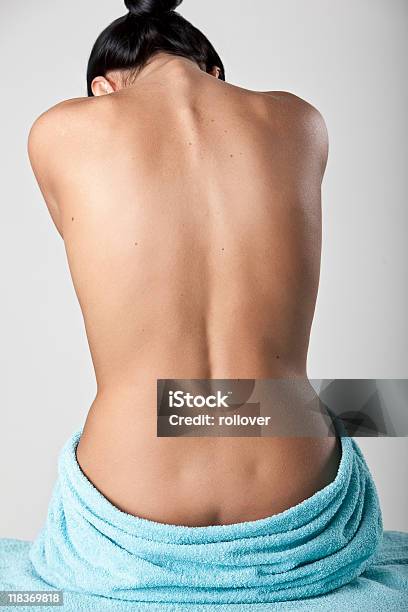 Woman In Pain Stock Photo - Download Image Now - Rear View, Beauty, Naked