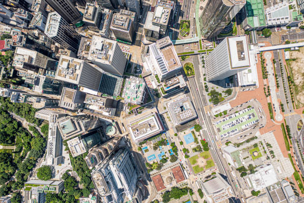 istock Hong Kong City Drone view 1183700759