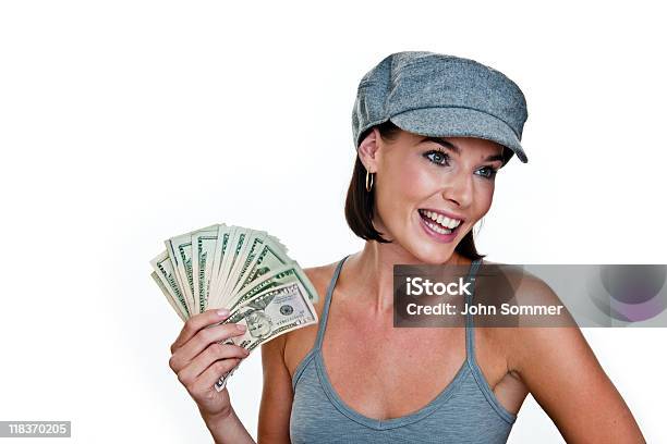 幸せな女性保有現物 - 1人のストックフォトや画像を多数ご用意 - 1人, 20-24歳, 20ドル紙幣