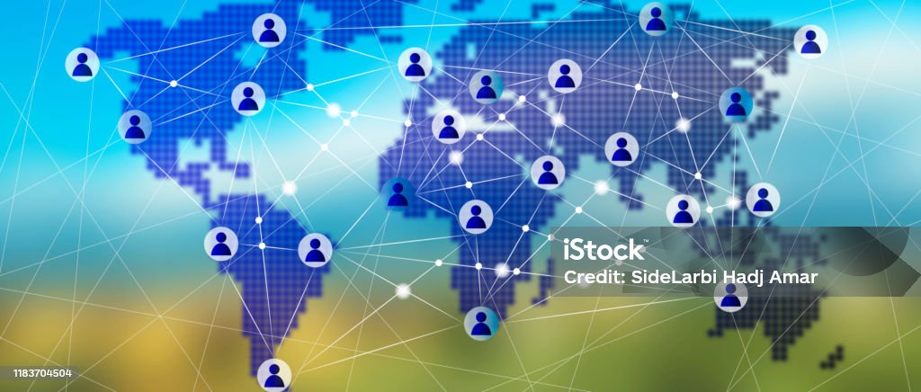 Web Connection Pictured Web Concept Connection Stock Illustration - Download Image Now ...