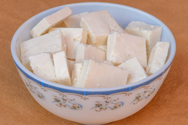 istock Paneer cottage cheese close up 1183705709