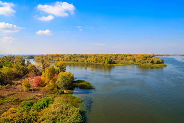 istock View on the Dnieper river on autumn 1183706560