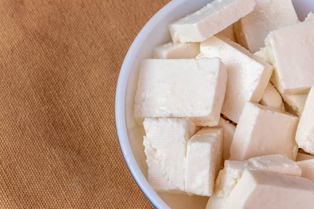 istock Paneer cottage cheese close up 1183707901