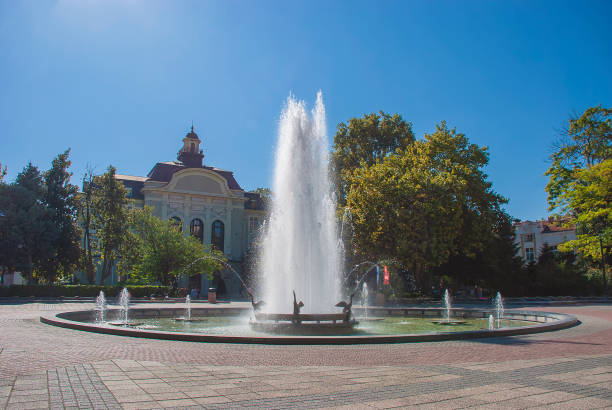 istock Stefan Stambolov Square in Plovdiv, Bulgaria 1183708154