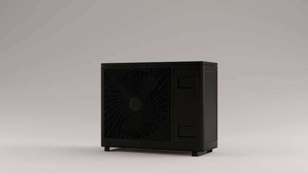 istock Black Industrial Office Air Conditioner 1183709991