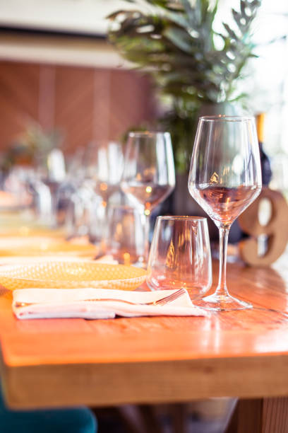 istock Sharp realistic photo of glass in restaurant 1183711237