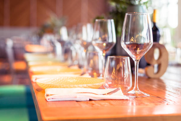 istock Sharp realistic photo of glass in restaurant 1183711261