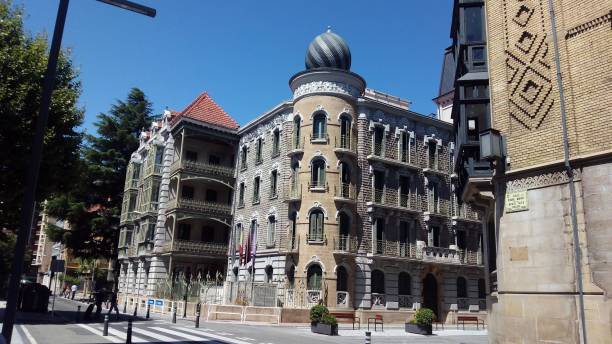 Building in Pamplona, Spain