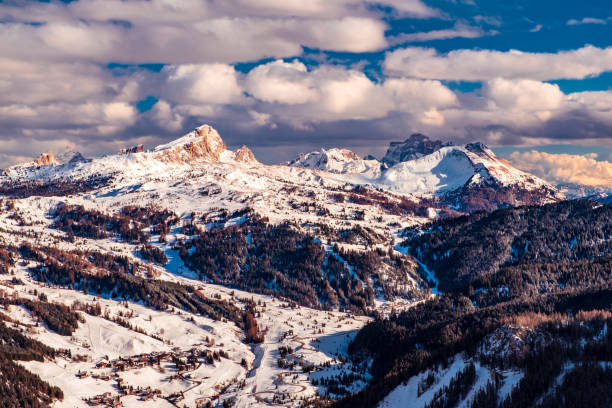 istock Winter sunset in the italian alps 1183720807