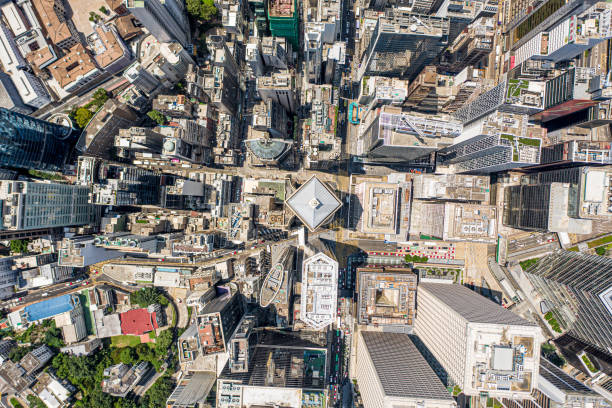 istock Hong Kong City Drone view 1183721928
