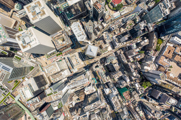 istock Hong Kong City Drone view 1183721929