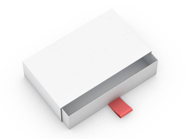 istock White box mock up isolated on white background. 3D 1183723920