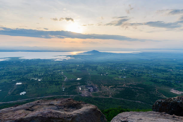 istock Landscape sunrise and Pa Sak Jolasid Dam 1183724696