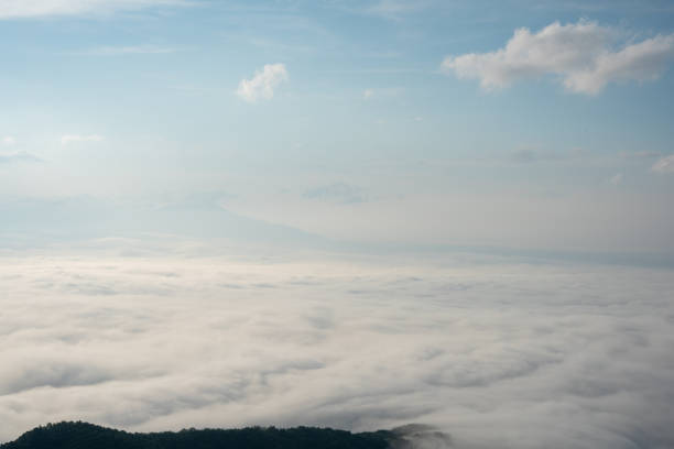 istock Landscape of Morning Mist with Mountain Layer. 1183724781