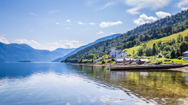 istock Village Eidsora in Norway 1183726177