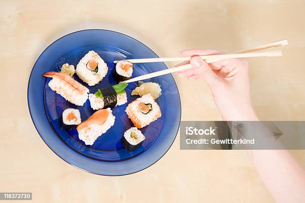 Sushi Serie - Fotografie stock e altre immagini di Alimentazione sana - Alimentazione sana, Antipasto, Asia