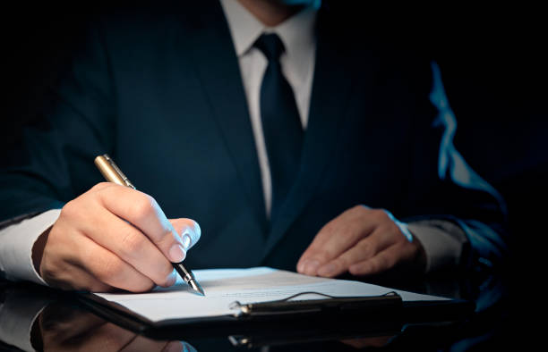 istock Lawyer, notary, attorney working at the office 1183728532