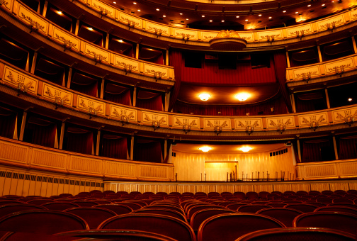 Bucharest, Romania. March 13, 2023: Exterior of Romanian Athenaeum concert hall in Bucharest.
