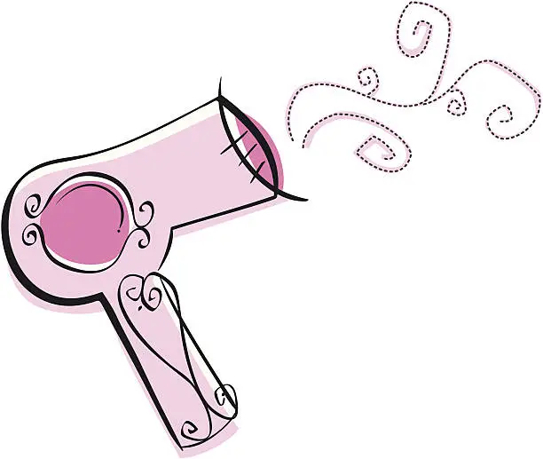 Vector illustration of Blowdryer