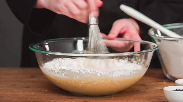 istock Mixing organic ingredients to bake challah 1183742495