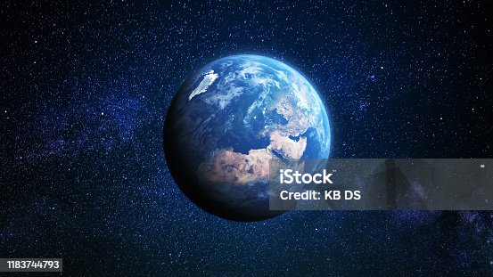 istock Blue Earth in the Sky 1183744793