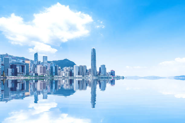 Hong Kong, Victoria Harbour - Hong Kong, China - East Asia, Stock Market and Exchange, Finance